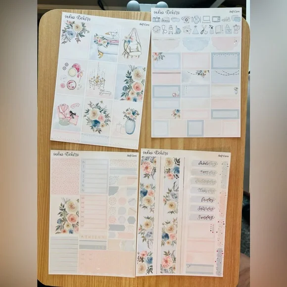 Nine four page planner Sadie’s Stickers kits - Picture 4 of 11